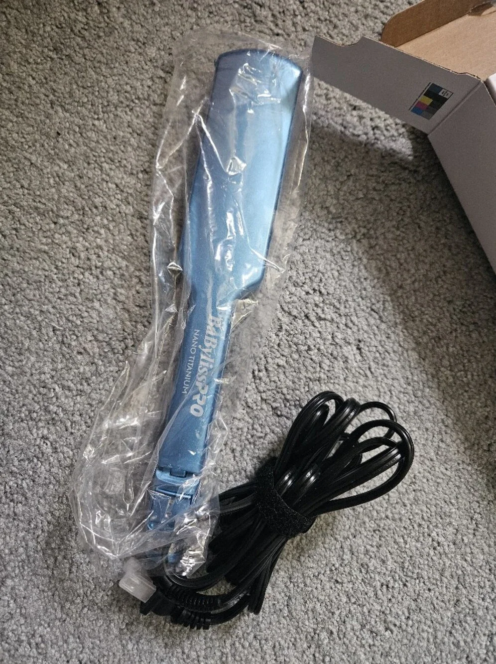 BaBylissPro Nano Titanium Blue 2 Inch Ultra Thin Flat Iron